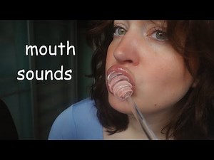 ASMR only mouth sounds (honeyspoon, spit painting, kisses, hand movements, eating, lip balm & more)