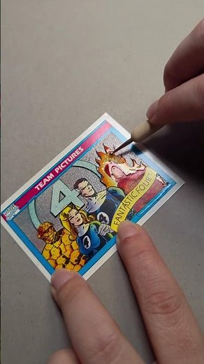 3D Comics Card Fantastic Four!