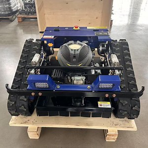 [Hot Item] Customized Small Crawler Remote Control Mower Farm Grass Blade Automatic Lawn Mowing Robot Simple Commercial Lawn Mower Price