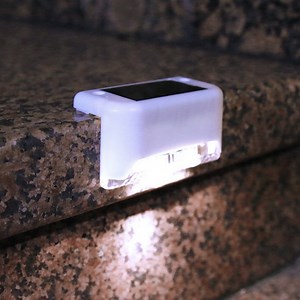 [Hot Item] Waterproof Outdoor LED Solar Fence Lamp Stair Step Light