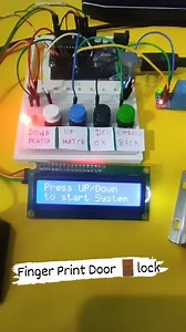 9.1K views · 67 reactions | Finger Print Door Lock #arduino #project #electronics | DIY Projects | Facebook