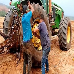 Exploding gasoline tractor tires Join: Heavy Equipment | Technological Power