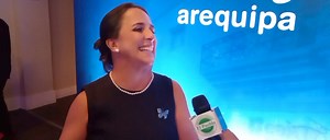 Maria Pia Palacios, presidenta del directorio de Caja Arequipa. Presentación de resultados durante su gestión 2023 | Diario El Pueblo Patrimonio Cultural de Arequipa