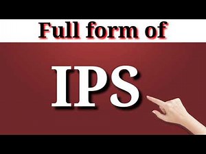 IPS ka full form || IPS का फुल फॉर्म क्या है ? What is full form of IPS ?