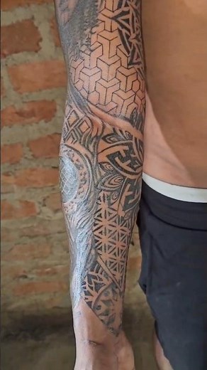 full hand tattoo #shorts #tattoo