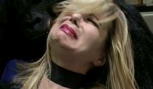big boobs superheroine avenger beaten and defiled by gorilla