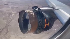 WATCH: Terrifying video shows an engine of United Airlines flight 328 bound for Honolulu, Hawaii on fire. The plane was forced to return to Denver International Airport after it suffered an engine failure shortly after takeoff. No one among the passengers was hurt in the incident. | Daily Guardian