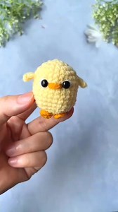 Meet the cutest little crochet chick! 🐥💛 Perfect for spreading smiles and cheer. #HandmadeLove #CrochetCutie #CraftyJoy | Crochet Time VD