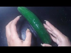 ASMR 🥒🥒 Scratching a cucumber #2