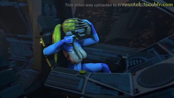 Zero-Suit Samus Aran Dominated by Xenomorph Dick