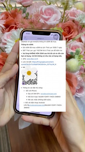 ❌ Tạm biệt SIM vật lý ✅ Dùng ngay eSIM du lịch GIGAGO!   Không cần tìm mua SIM ở sân bay. ✈ Kích hoạt siêu tốc qua QR code.  Có mạng ngay lập tức khi hạ cánh  Hỗ trợ online 24/7. ✈ Đi du lịch nước ngoài chưa bao giờ dễ dàng đến thế! ✨ | GIGAGO eSIM | Facebook