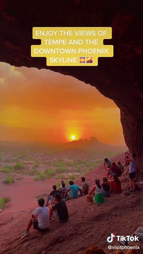 Spectacular Sunset Views at Hole-In-The-Rock, Papago Park