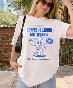 Chemise café, t-shirt Coffee Club, chemise café rétro, t-shirt fin gourmet, amateur de café, esthétique vintage, t-shirt graphique rétro, t-shirt vintage des années 90 - Etsy France