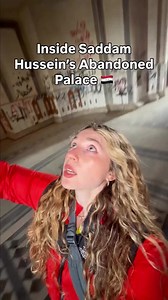 Saddam Hussein's Palace Above Babylon Ruins
