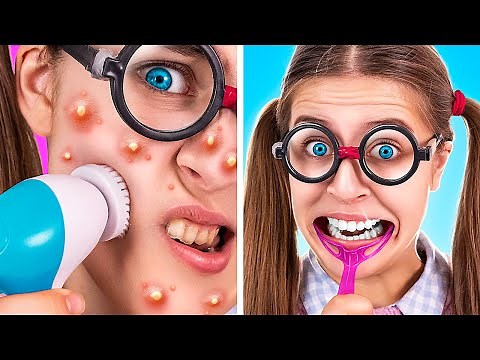 Transformation Extrême Avec Des Gadgets De TikTok ! / D’Intello à Populaire