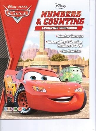 Amazon.com: Disney*Pixar Cars Numbers & Counting Learning Workbook: 9781615686315: Disney*Pixar: Libros