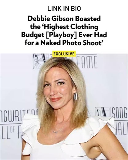 Hollyslides on Instagram: "Debbie Gibson first got a call from Playboy magazine about doing a nude pictorial just after turning 18 years old, an offer she politely declined. Sixteen years later, she finally agreed to strip down after baring her soul in a variety of musicals."