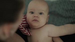 Close Top View Perplexed Naked Baby Stock Footage Video (100% Royalty-free) 1066675486 | Shutterstock