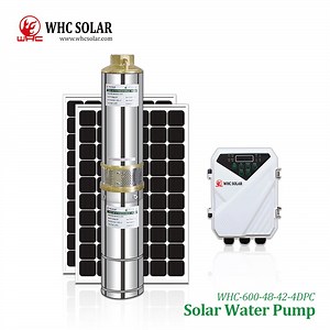 [Hot Item] Pompe à eau solaire submersible de haute qualité Whc avec contrôleur MPPT pour hybride DC AC