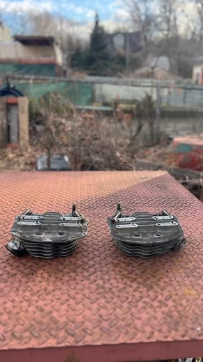 Selling off all my old great stuff, Harley 1955 Panhead heads, if you’re restoring a 1955 Panhead you already know this is a one year set of heads, everything looks good, one minor chip on a fin, combustion chambers look good, spark plug holes look good, head bolt holes look great, intake ports nothing broken, exhaust ports still meaty and no repairs needed, pan cover screw holes look good, all in all very good heads, $1200 plus shipping or make me an offer I can’t refuse!! #harley #panhead #cho