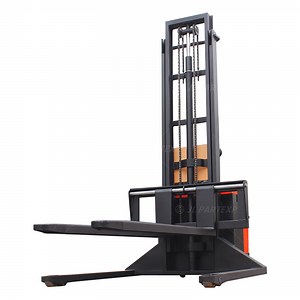 [Hot Item] Electric Stacker Hand Stand up Forklift Pallet Jack with Customizable Leg Sizes and Widths