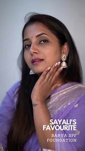 15K views · 852 reactions | Sayali Sanjeev's favourite Beige shade in Barva SPF Cream Foundation | made with ghee, kokum butter and mineral colours | warm it with finger tips and apply! The best cream foundation cum concealer for face at your fingertips! The product melts as it comes in contact with your fingers, glides on smoothly, and blends perfectly without the need for a sponge, brush, or any other blending tool! | Barva Skin Therapie | Facebook