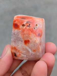 Fleur de soleil en Quartz . Décoration de jardin en scolécite rouge polie en quartz, minéral - Etsy France