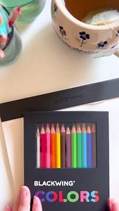 Seeking creativity? ✨ Find a beautiful coloring experience from beginning to end with Blackwing Colors Coloring Pencils. ✍️ Soft, smooth core ✍️ Hexagonal incense cedar casing ✍️ Sharpens easily and evenly ✍️ Metal end caps add a bit of weight and assure a comfortable, balanced feel in the hand 🛍️ Shop here: https://www.dickblick.com/products/blackwing-colors-coloring-pencil-set/ | Blick Art Materials