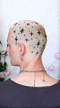 Sparkly Hair Dye Tutorial on Buzz Cut #HairDye #Beauty