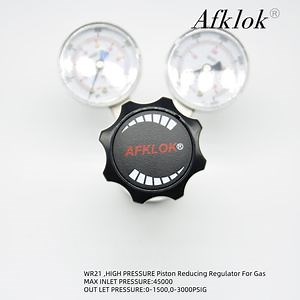 [Hot Item] Reliable Gas Regulator: 6000psi Inlet, 1500psi Outlet, 1-Year Warranty
