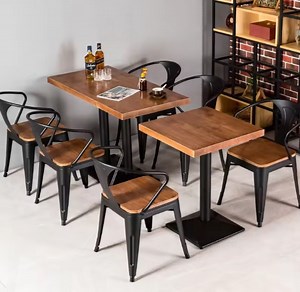 Natural Teak Modern Round Dining Table Set with Chairs for Family Dining