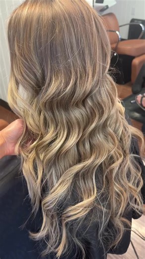 This babe ☺️ ❤️ Blended balayage technique - to give her a lived in low maintenance blonde #lavale #lavalemaryland #salon #balyagehair #livedinblonde