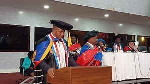 3.4K views · 82 reactions | Leader of Opposition in Parliament Robert Chabinga escorted Youth Sports and Art Minister Elvis Ng'andu at a graduation ceremony where the Republican President was supposed to be guest of Honor. | Crown TV Zambia | Facebook