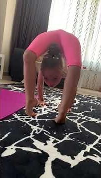 Gymnastics & Flexibility step 6 TikTok with young gymnast 100% Real warm up for young gymnast