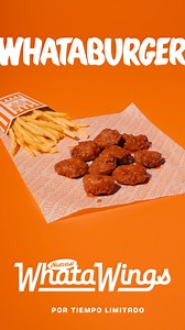 Prueba las nuevas Nashville Hot WhataWings de Whataburger, ¡picositas🔥 y deliciosas🤤! Vuélale por las tuyas antes de que se vayan. Disponibles solo por tiempo limitado. | Whataburger