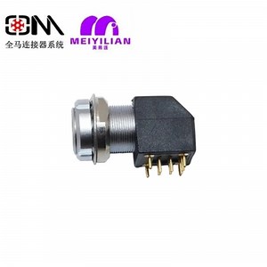 [Hot Item] Qm B Series Zxg Socket Waterproof Push Pull RJ45 M12 Connector Banana Plug Socket Terminal Connector