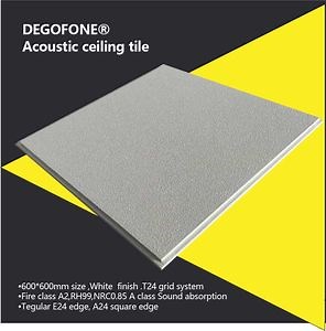 [Hot Item] Acoustic Ceilings for Suspended Ceiling White Colorceiling Tiles with White Lr0.86
