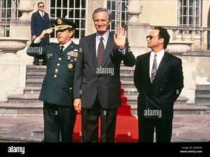 Rip Torn, Alan Alda & Kevin Pollak Film: Canadian Bacon (1995) Characters: General Dick Panzer, President of the United States, Charles Jackal (as Jim Belushi)  Director: Michael Moore 08 June 1995   **WARNING** This Photograph is for editorial use only and is the copyright of POLYGRAM VIDEO and/or the Photographer assigned by the Film or Production Company and can only be reproduced by publications in conjunction with the promotion of the above Film. A Mandatory Credit To POLYGRAM VIDEO is requ