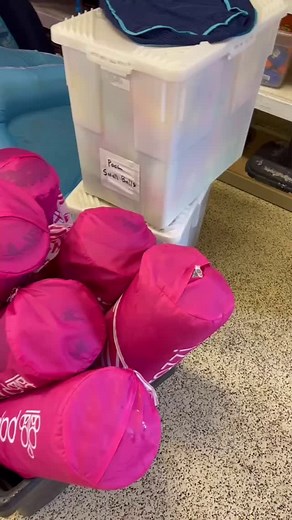 Every. Single. Floatie. Is. Inflated. 💦🎈 Listen, I don’t do halfway fun, y’all. I’m here to soak up these moments and love this life out loud. 💗 What’s something people can always tell you’ve been there by? I’d love to know! 👇 | Britney Frank Goodwin