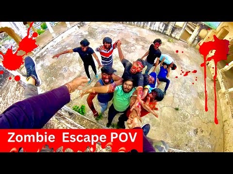 Zombie Escape | Parkour POV Chase 3.0 🔥| Indian Parkour | flyingmeenaboi