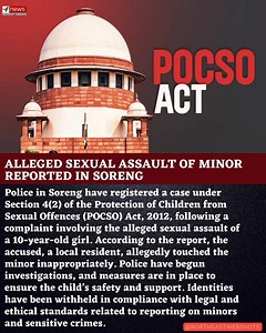 5.5K views | Alleged Sexual Assault of Minor Reported in Soreng A...