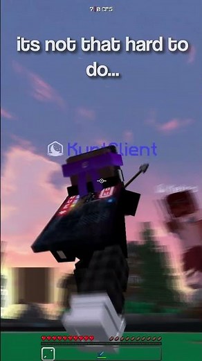 this method makes u a hacker..? #minecraft #hypixel #pvp #fyp