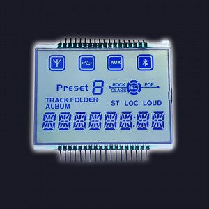 [Hot Item] Va/Tn/Htn/Stn/FSTN Custom 7 Segment LCD Display Module