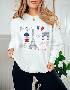 Bonjour Paris Shirt Eiffel Tower Shirt Travel to France Shirt Gift for Paris Lover Music Teacher Shirt Music Teacher Gifts Paris Teen Gift - Etsy UK