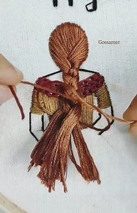 23K views · 412 reactions | Beautiful Girl Embroidery Makeover ❤️ #handmadeembroidery #bluedesign #flowerembroidery #embroidery #craftideas #shortsvideos #flowerdesign #embroideryart #floralembroidery #shorts #threadembroidery #sareeembroidery #creativedesign #tablecloth | Solin Original | Facebook