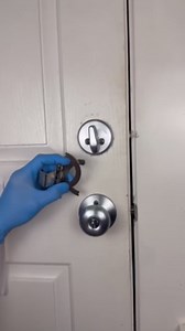 Deadbolt Secure, Prevent Lock Bumping, Prevent Lock Picking, Entry Door Security Latch for in-Swinging and Out-Swinging Doors, Install in Minutes, no Drilling (Brass)