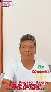 4.9K views · 103 reactions | Panayam sa mabait na Ama ng Barangay Pantubig, San Rafael, Bulacan.( Ly Castro). | Parehas news publishing/pinoy in action | Facebook