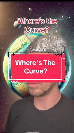 Round and round goes the logic and still no curve #conspiracytheory #flatearth #astrophysics #science