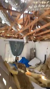 It's still hard to believe the extent of the damage done by Saturday's monster hailstorm. This is Tracy's place in Springfield Lakes, one of the areas worst affected. MORE: https://ab.co/322DfSP Hope everyone out that way is doing OK today. 📹: Tracy Fry | ABC Brisbane