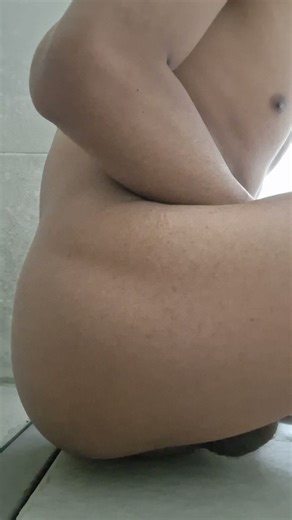 A bit of diarrhea on the shower floor.